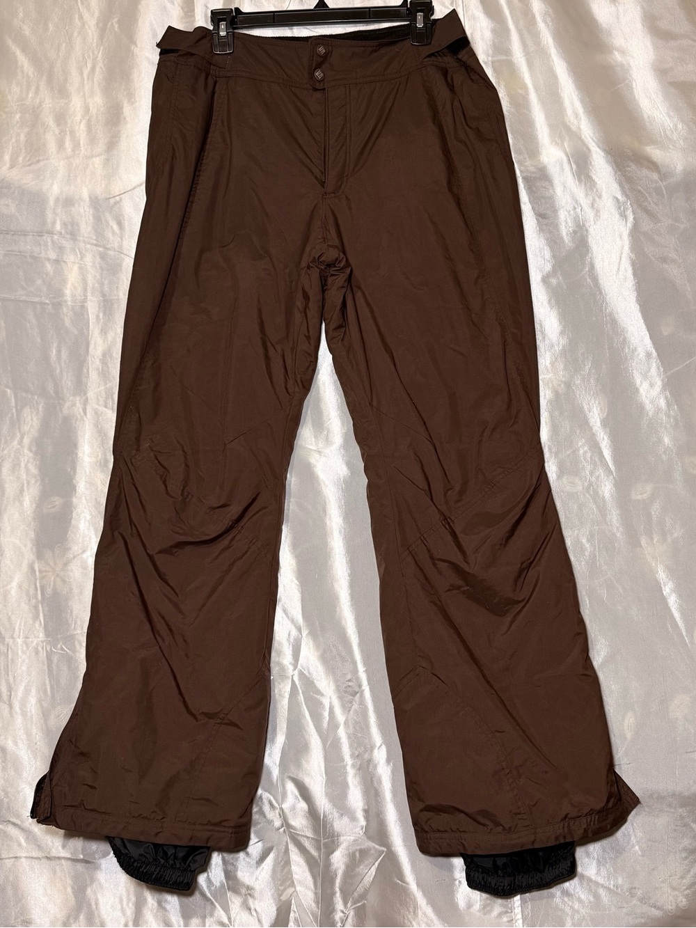 Columbia Women’s Ski Snow Pants Brown Size M Insulated/adjustable Waist